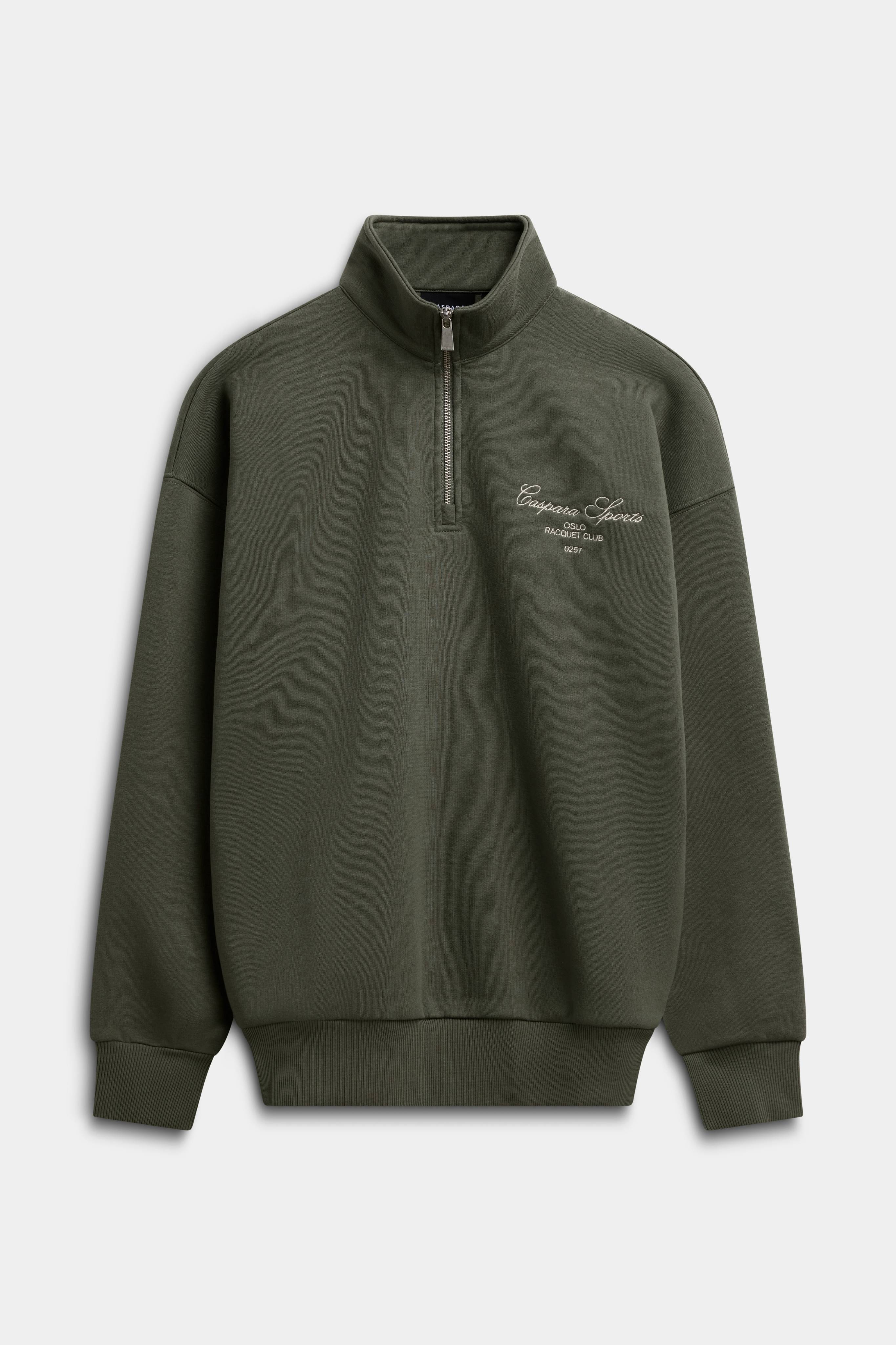 M. Raquet Club Half-Zip - Dark Green
